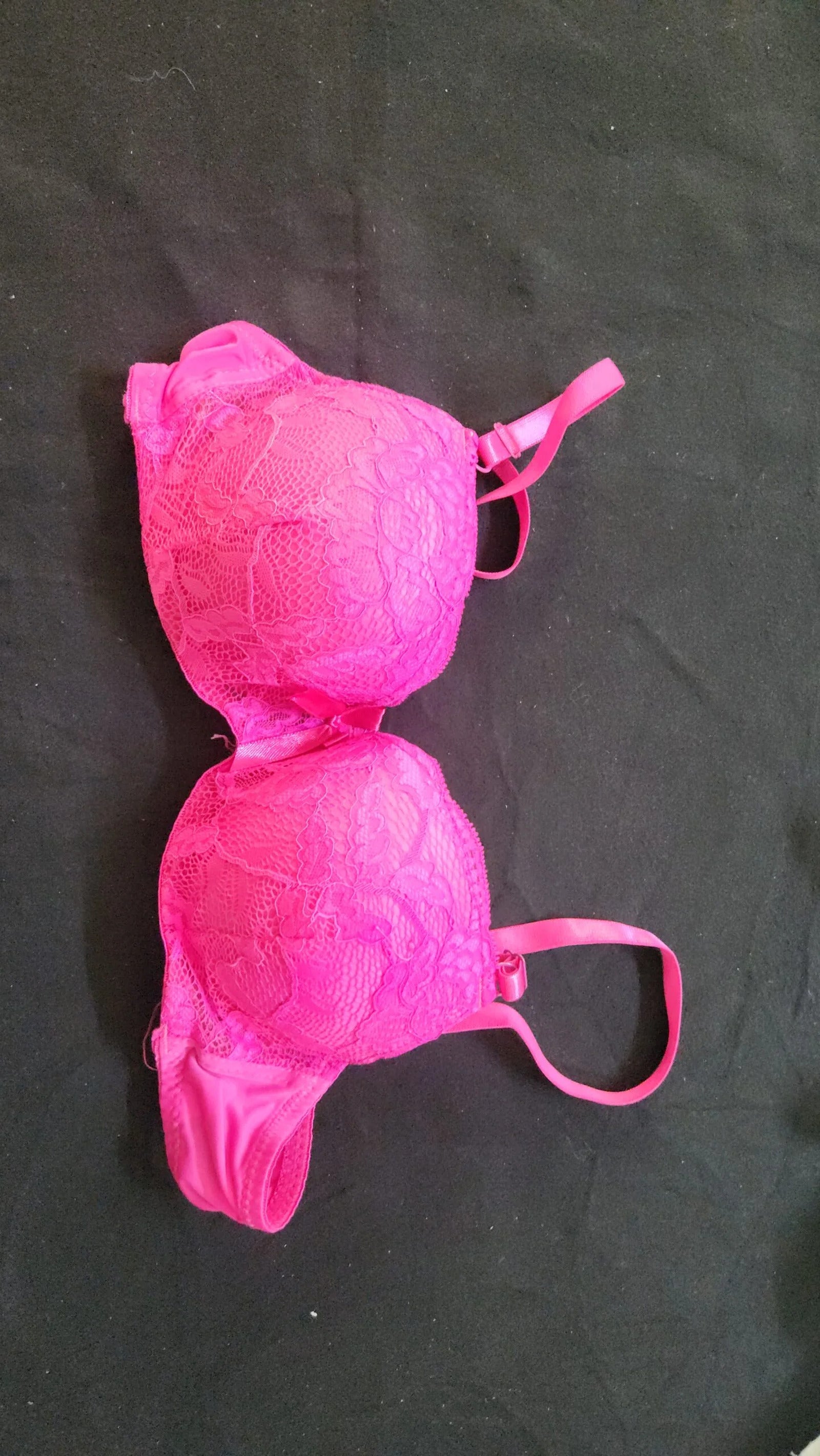 Elegant Cream Lace Padded Bra