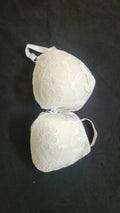 Elegant Cream Lace Padded Bra