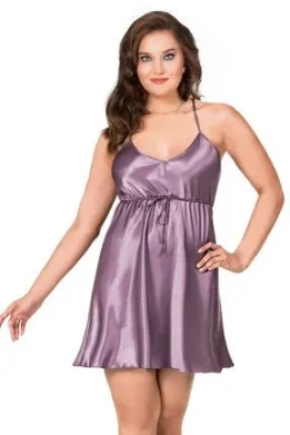Satin Sleeveless Nighty