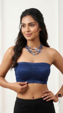 Bra Seamless Strapless with Removable Pads